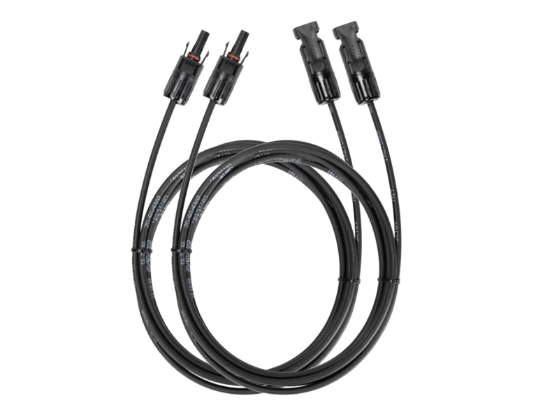 Solar-Kabel 4.0 mm2, Länge 3 m, 2 Stück