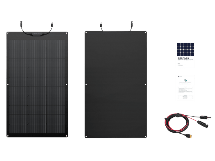 Mono-Solarpanel flexibel 12 V 100 W, Schindel-Tec