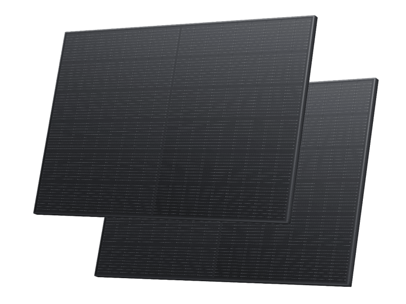 2 Stk. Mono-Solarpanel 12 V 400 W, EcoFlow