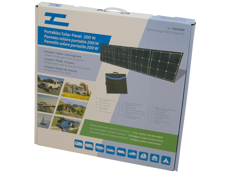 Solar-Energie Panel faltbar 200 W